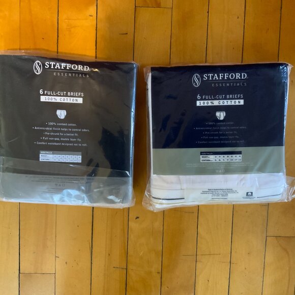 Vintage Stafford 6 Pack. Size 44. 2 Packs, NEW - Picture 9 of 9